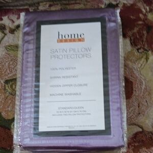 Home Design Satin Pillow Protectors